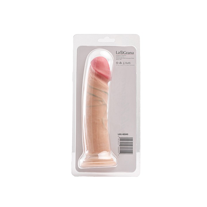 Simple Pleasure dildo cyberskóra kolor cielisty 20,5 cm