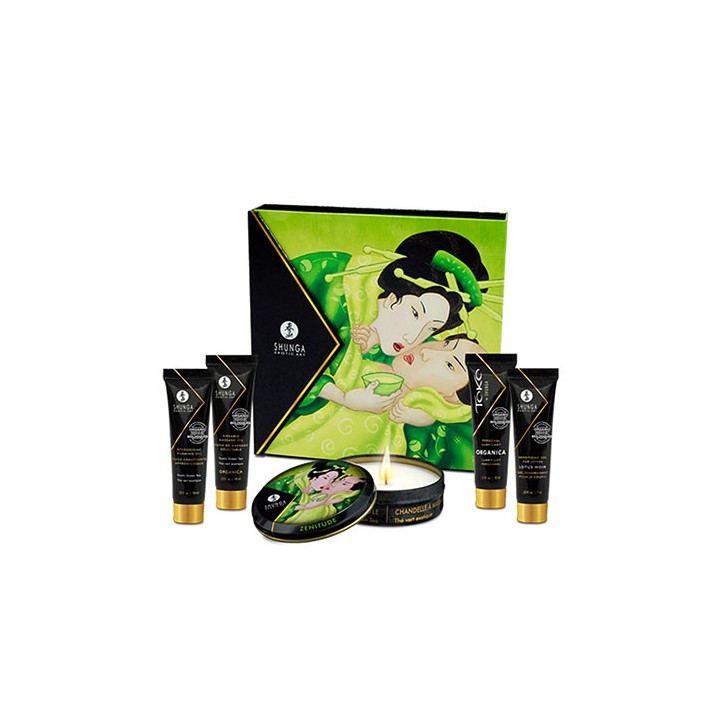 Shunga geisha's secret kit organica exotic green tea