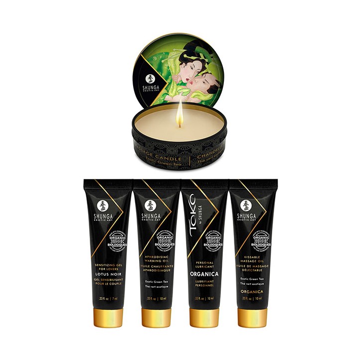 Shunga geisha's secret kit organica exotic green tea