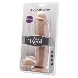 Dildo 10  Inch with Balls Vibrator