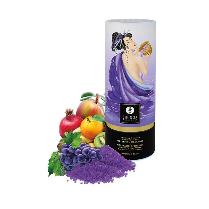 Shunga bath salts oriental crystals exotic fruits