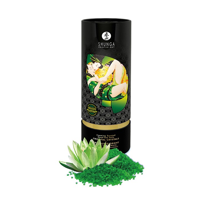 Shunga bath salts oriental crystals lotus flower