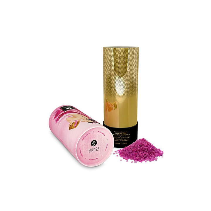 Shunga bath salts oriental crystals lotus flower