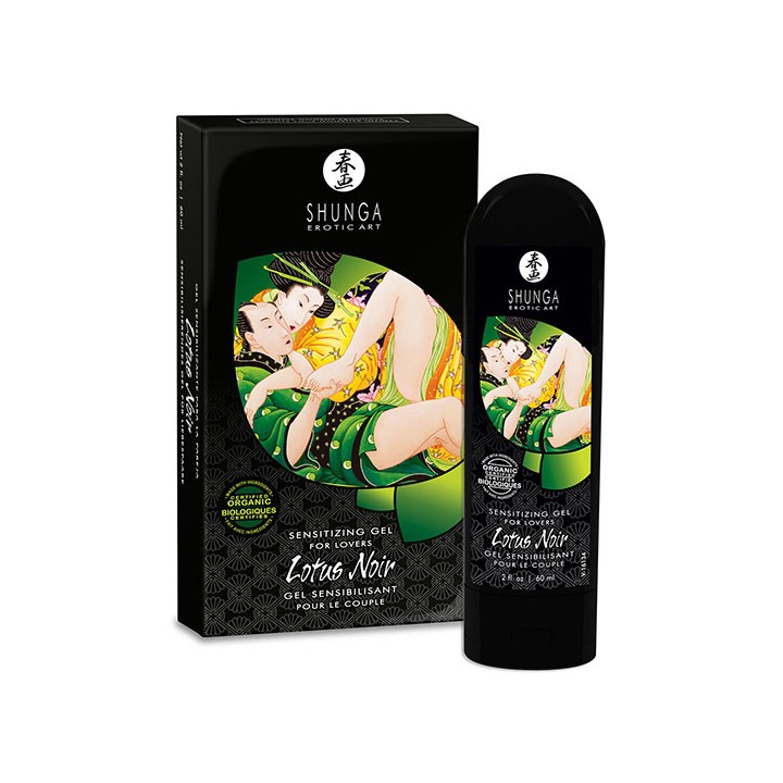 Shunga sensitizing gel lotus noir