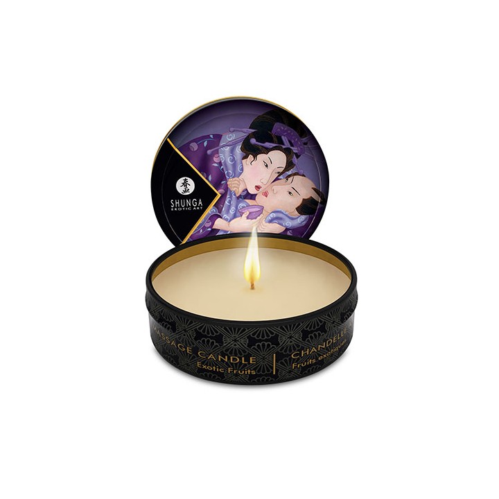 Shunga mini massage candle libido exotic fruits