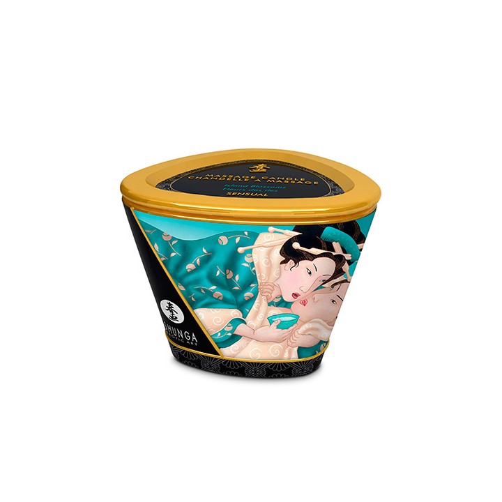 Shunga massage candle sensual island blossoms