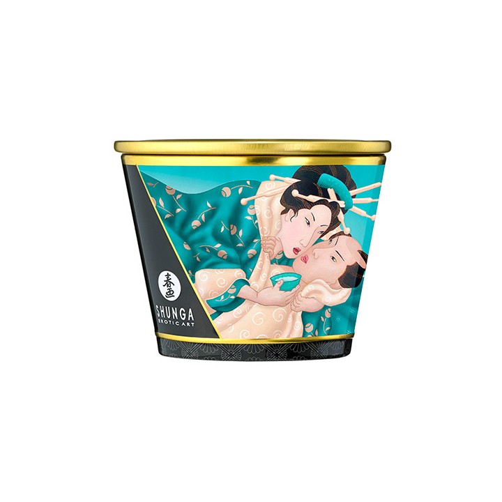 Shunga massage candle sensual island blossoms