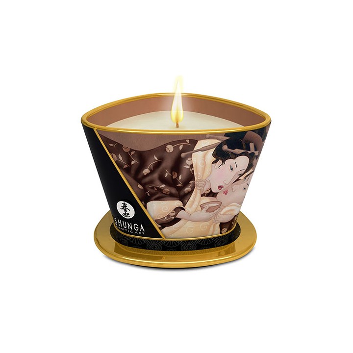 Shunga massage candle excitation intoxicating chocolate