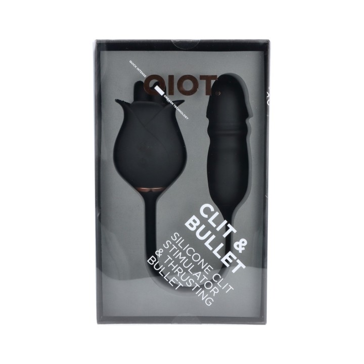 QIOT CLITORIAL STIMULATOR -THRUSTING BULLET