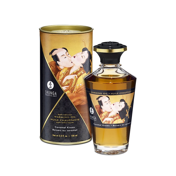Shunga warming oil caramel kisses