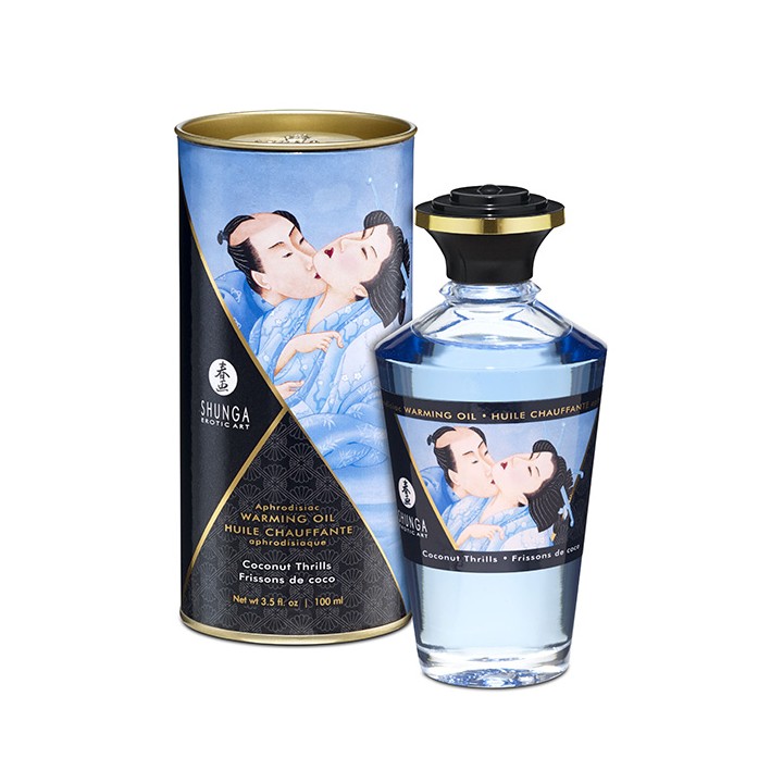 Shunga warming oil coconut thrills