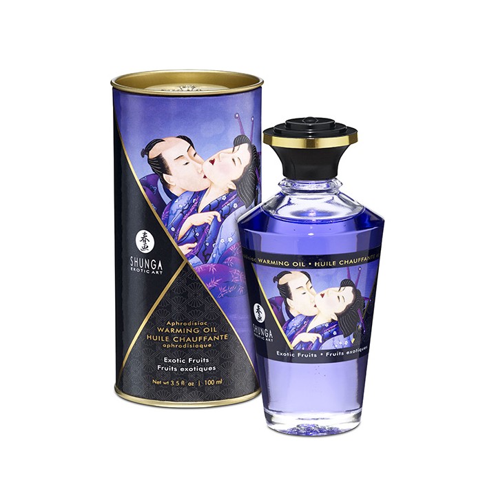 Shunga warming oil exotic fruits