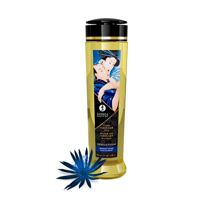 Shunga massage oil seduction midnight flower