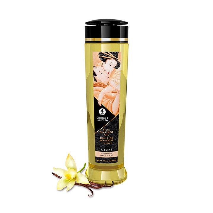 Shunga massage oil desire vanilla fetish