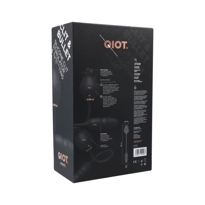 QIOT CLITORIAL STIMULATOR -THRUSTING BULLET