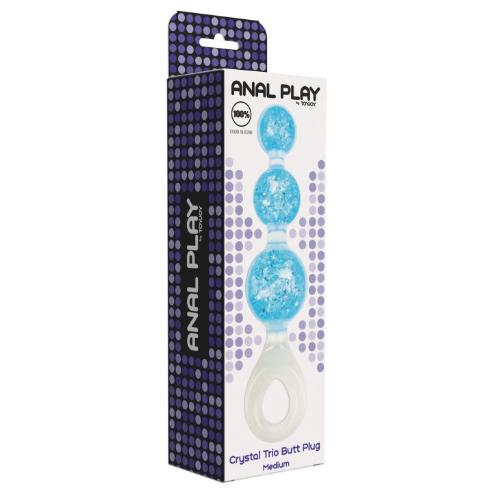 Crystal Trio Butt Plug Medium