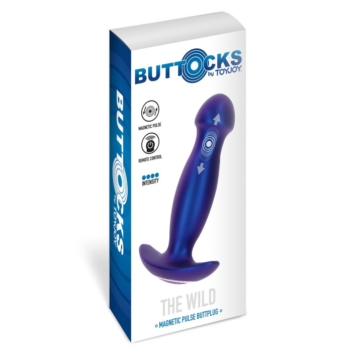 ToyJoy Buttocks The Wild Magn Pulse Vibrating Plug