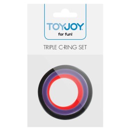 Triple Rings Multicolor 3pcs