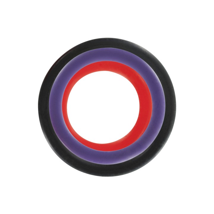 Triple Rings Multicolor 3pcs