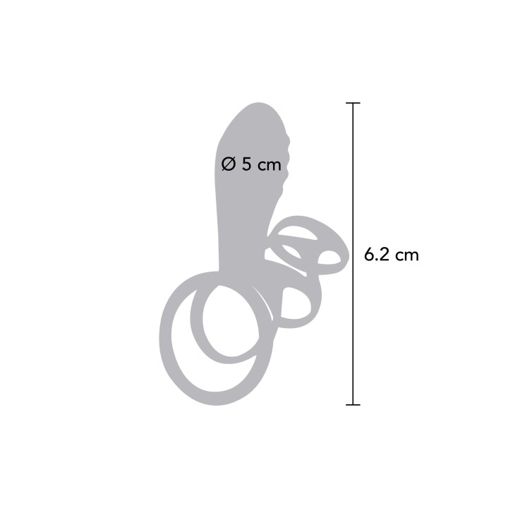 ToyJoy Happiness Halo Halo C-Ring Sleeve