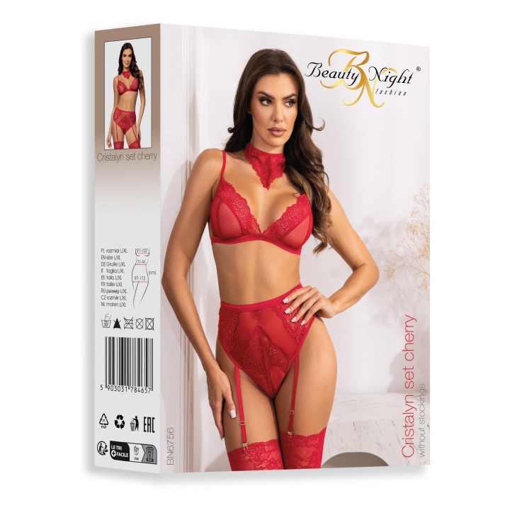Cristalyn set cherry