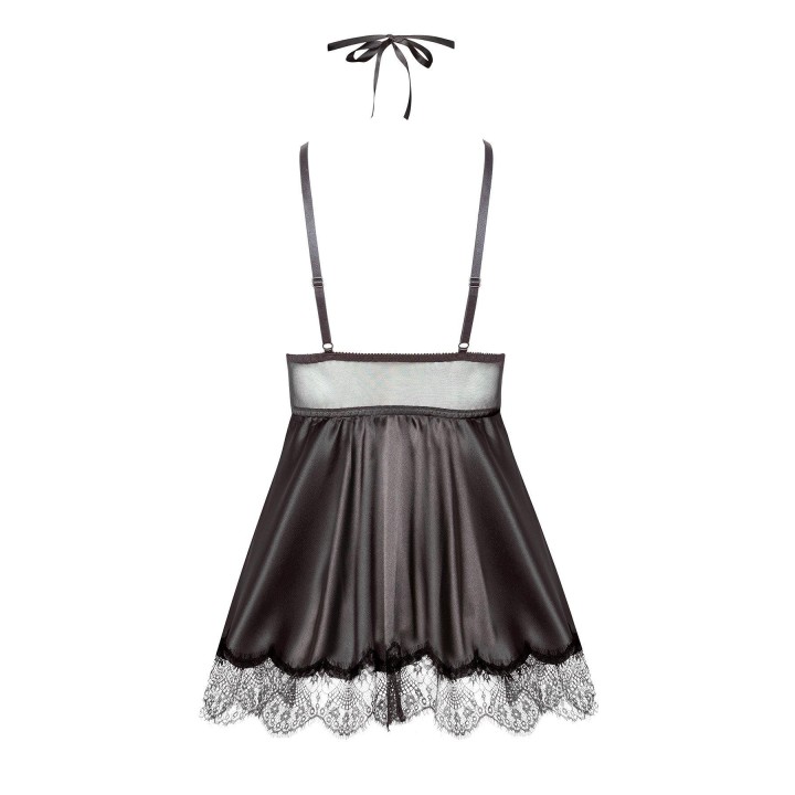 Eve chemise with mask black