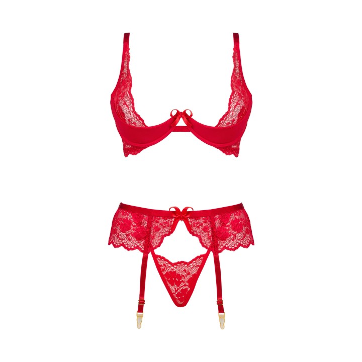 Rose set red