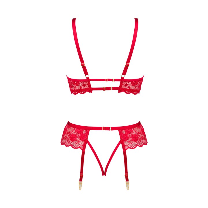 Rose set red