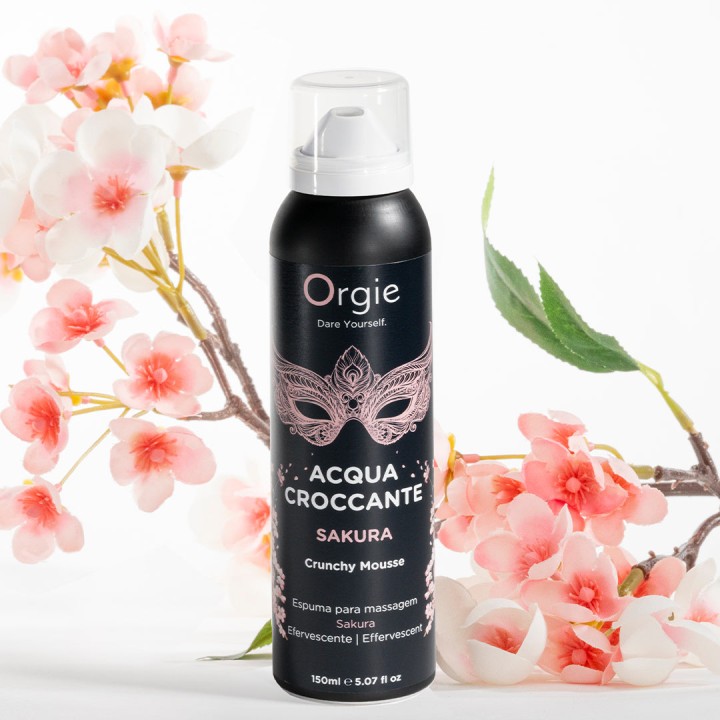 Orgie Acqua Crocante Crunch Massage Mousse Sakura