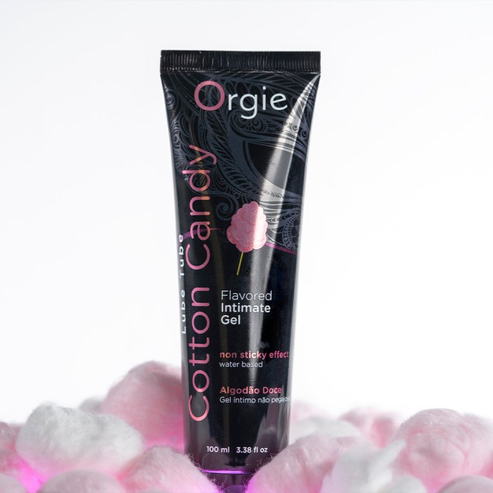 Orgie Lube Tube Cotton Candy Water-Based Intimate Gel With Cotton Candy Flavor
