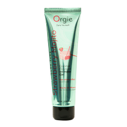 Lube Tube Cocktail Strawberry Mojito Water-Based Kissable Intimate Gel Strawberry Mojito Cocktail Flavor 100ml
