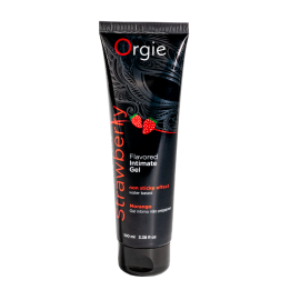 Orgie Lube Tube Strawberry Water-Based Intimate Gel