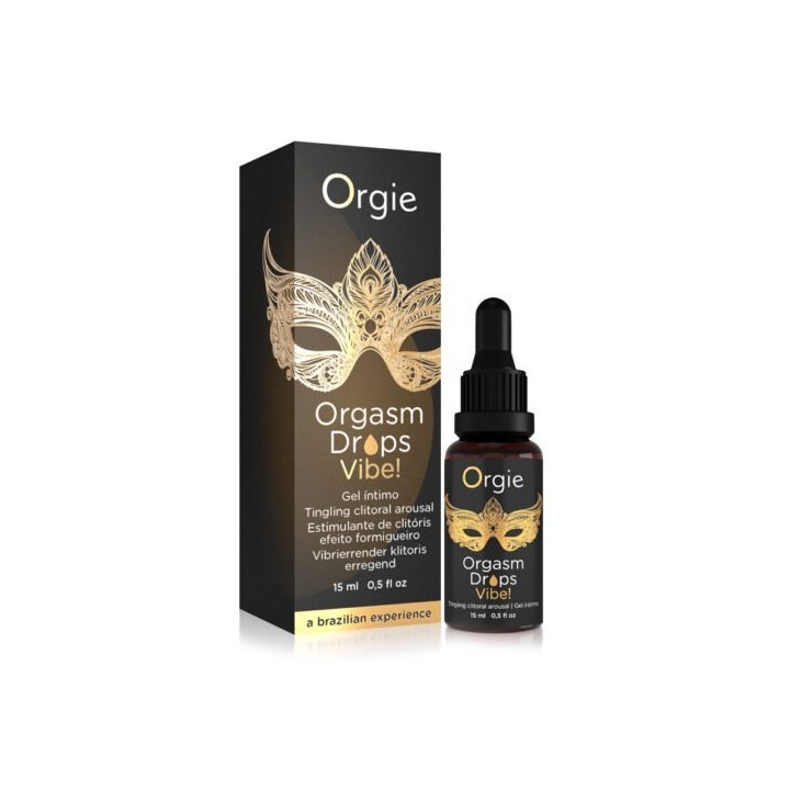 Orgie Orgasm Drops Vibe! Vibrating Clitoral Arousal Intimate Gel