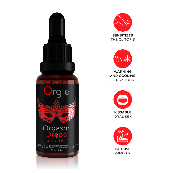 Orgie Orgasm Drops Kissable Clitoral Arousal Intimate Gel