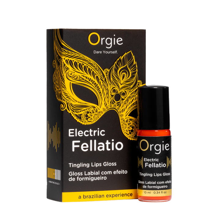 Orgie Electric Fellatio Vibrating Lips Gloss