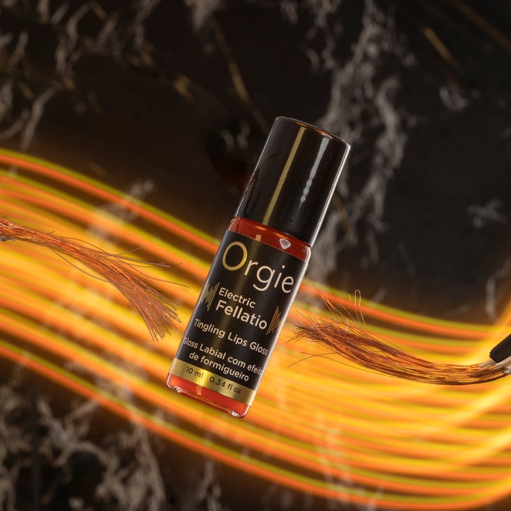 Orgie Electric Fellatio Vibrating Lips Gloss