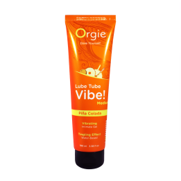 Orgie Lube Tube Vibe! - Medium - Pina Colada - 100ml