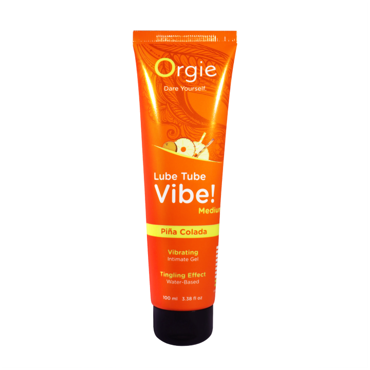 Orgie Lube Tube Vibe! - Medium - Pina Colada - 100ml