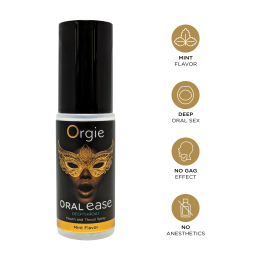 Orgie Oral Ease Deepthroat - Mouth and Throat Spray