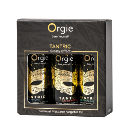 Orgie Sensual Massage Vegetal Oil Tantric Mini Size Collection 3 x 30 ml set