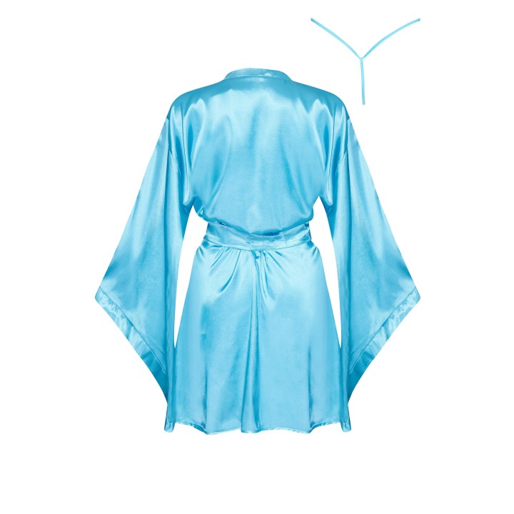 Samira peignoir turquoise