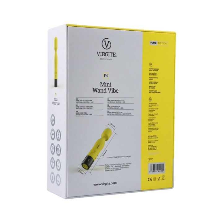 F4 FLUO SILICONE RECHARGEABLE VIBRATOR