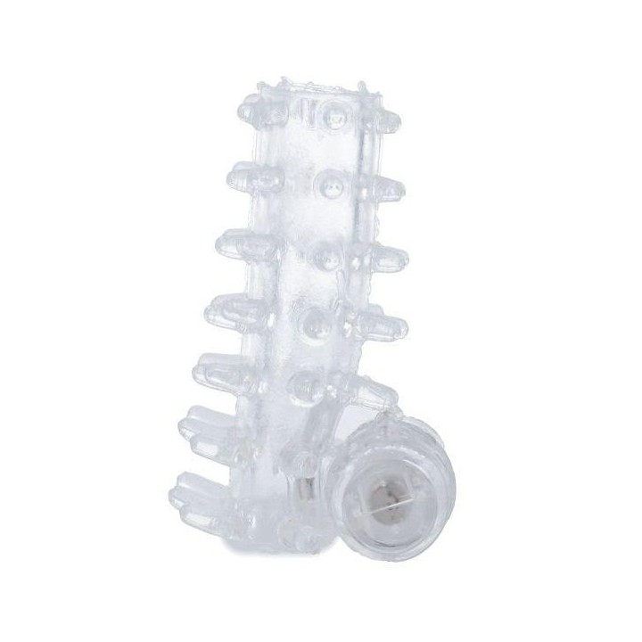 CASUAL LOVE - RING VIBRATING SLEEVE TRANSPARENT