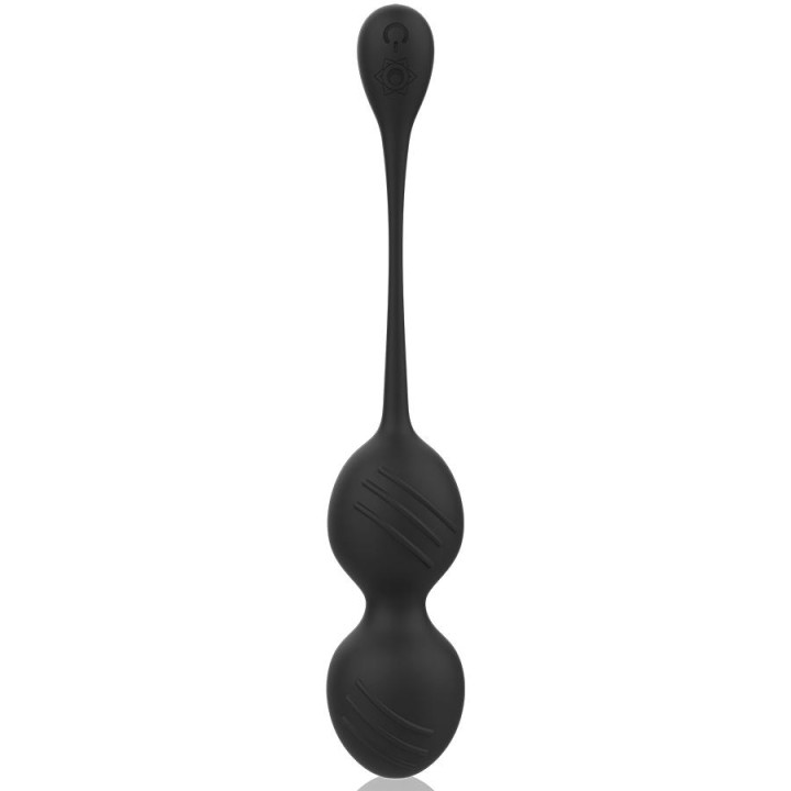 RITHUAL - NISHA RECHARGEABLE VIBRATING KEGEL BALLS BLACK