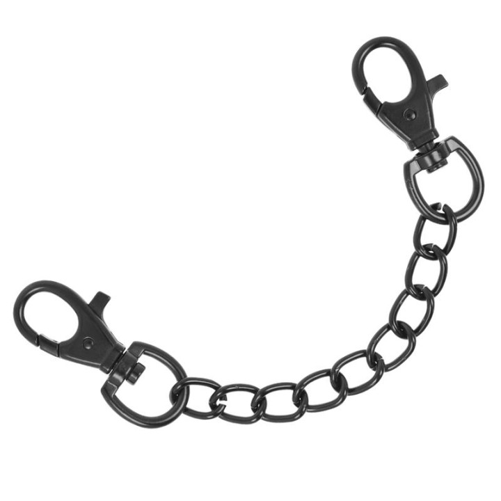 FETISH SUBMISSIVE ORIGEN - VEGAN LEATHER HANDCUFFS WITH NEOPRENE LINING