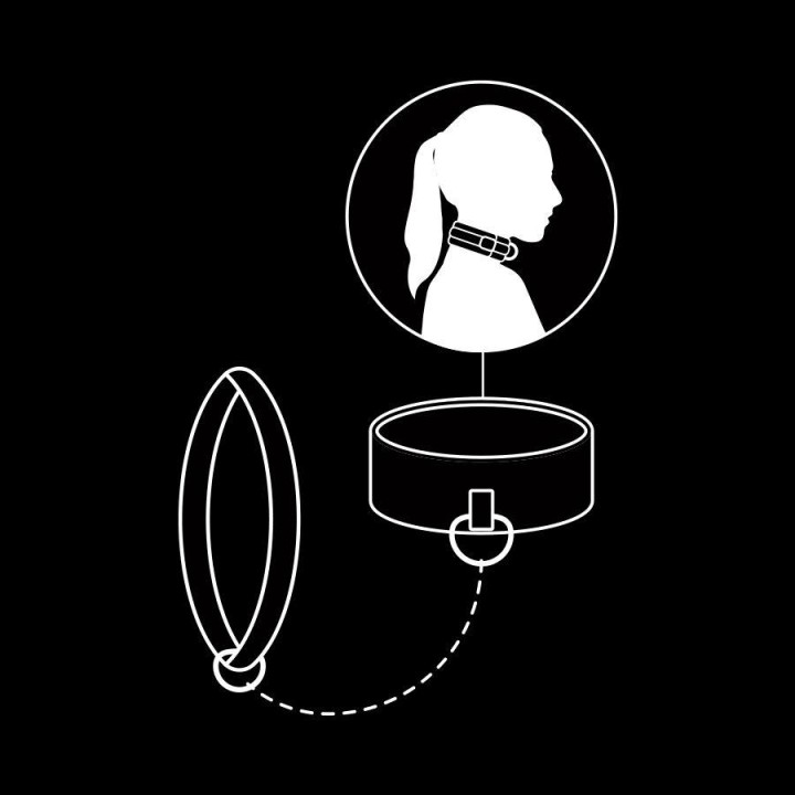 FETISH SUBMISSIVE: Submissive Chain Necklace / metalowy łańcuch