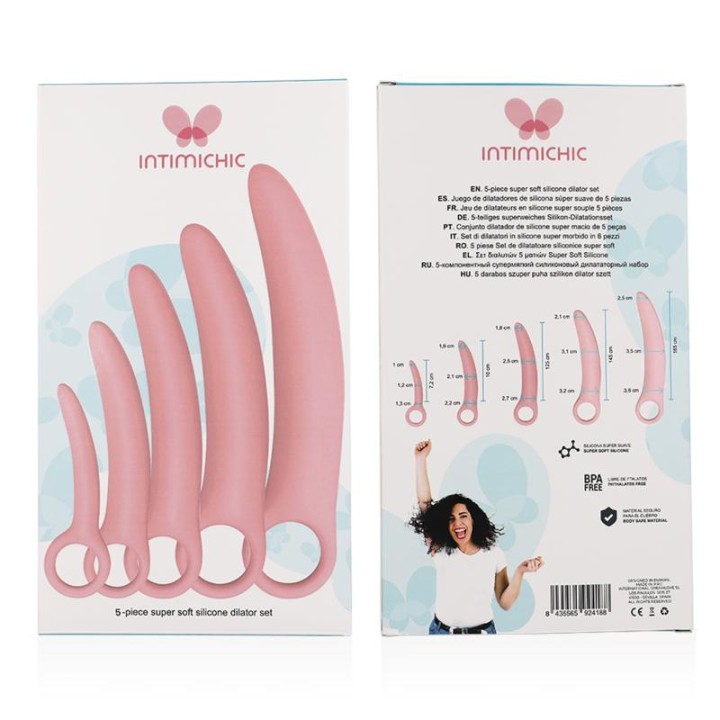 INTIMICHIC: Silicone Dilator 5 Pieces / baza wodna