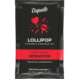 COQUETTE CHIC DESIRE - POCKET LOLLIPOP KISSABLE MASSAGE OIL HEATING SENSATION 10 ML