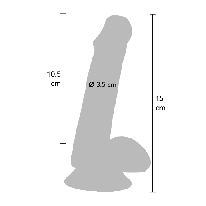 ToyJoy Get Real Happy Dicks 15 cm Dildo