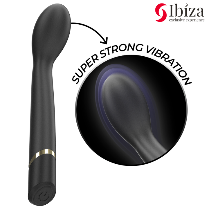 IBIZA - VIBRADOR PUNTO·G 10 VIBRACIONES RECARGABLE IBIZA - G-SPOT VIBRATOR 10 VIBRATIONS RECHARGEABLE